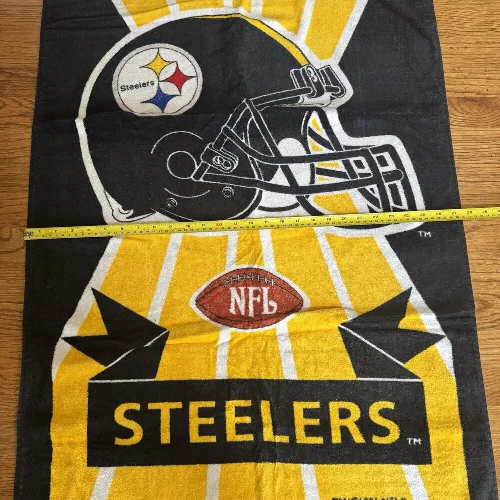Vtg Pittsburgh Steelers Beach Towel 54